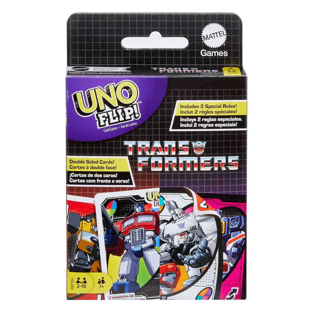 Transformers UNO Flip! Card Game product photo