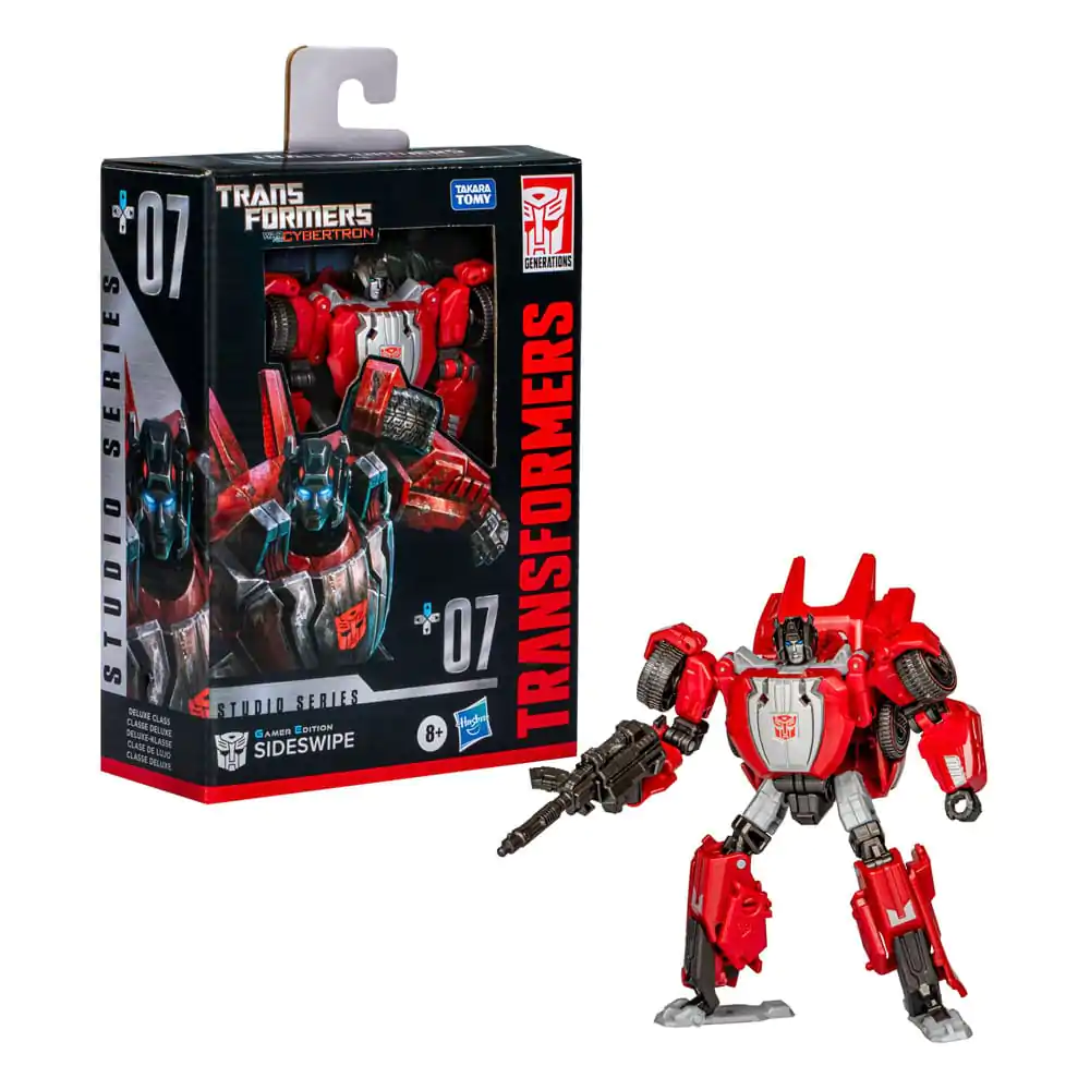 Transformers: War for Cybertron Studio Series Deluxe Class Action Figure Gamer Edition Sideswipe 11 cm product photo