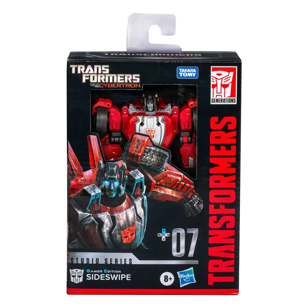 Transformers: War for Cybertron Studio Series Deluxe Class Action Figure Gamer Edition Sideswipe 11 cm product photo