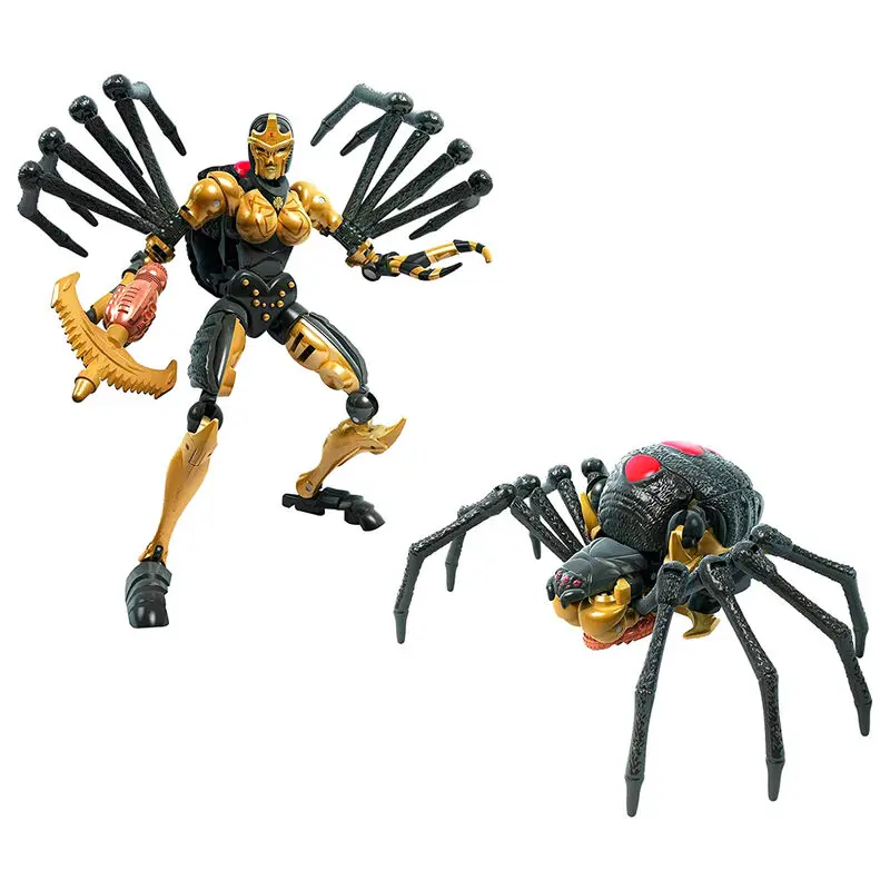 Transformers War For Cybertron Kingdom Black Arachnia figure 14cm product photo