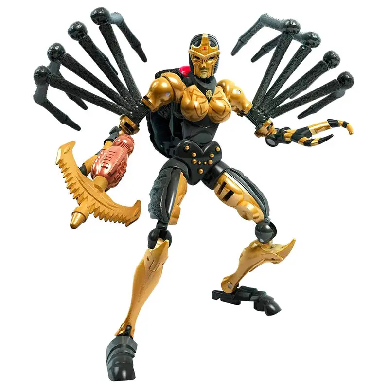 Transformers War For Cybertron Kingdom Black Arachnia figure 14cm product photo