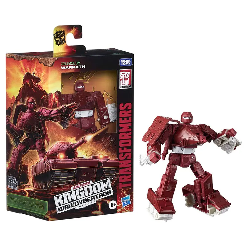 Transformers War For Cybertron Kingdom Warpath figure 14cm product photo