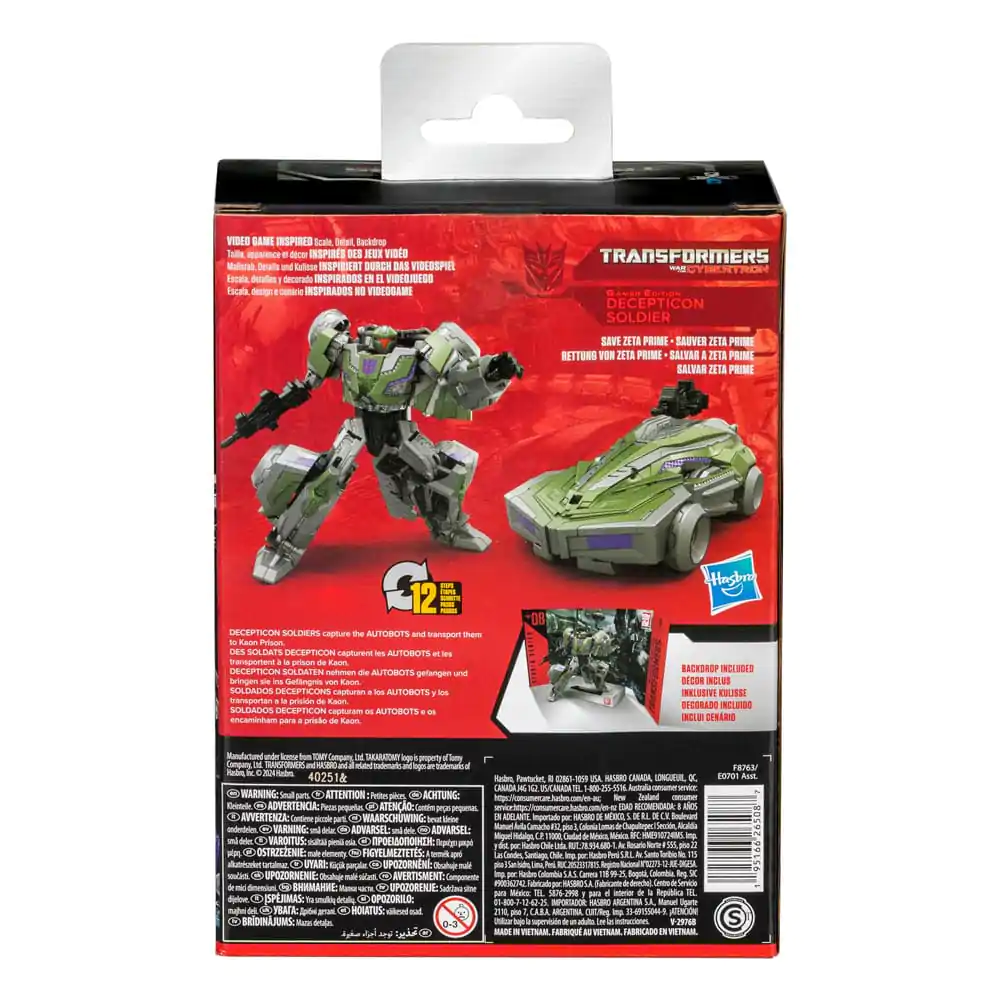 Transformers: War for Cybertron Studio Series Deluxe Class Action Figure Gamer Edition Sideswipe 11 cm termékfotó