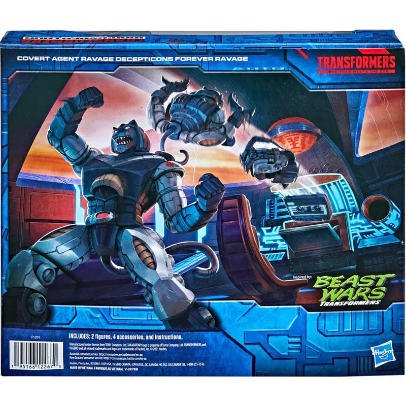 Beast Wars: Transformers WFC Deluxe Action Figures Covert Agent Ravage & Decepticon Forever Ravage product photo