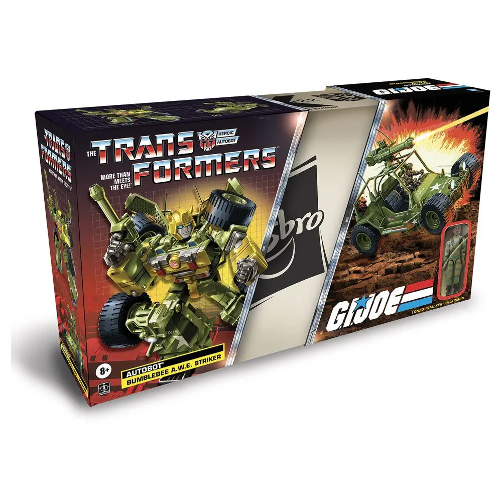 Transformers x G.I. Joe Mash-Up Bumblebee A.W.E. Striker with Lonzo `Stalker´ Wilkinson Action Figure 23 cm product photo