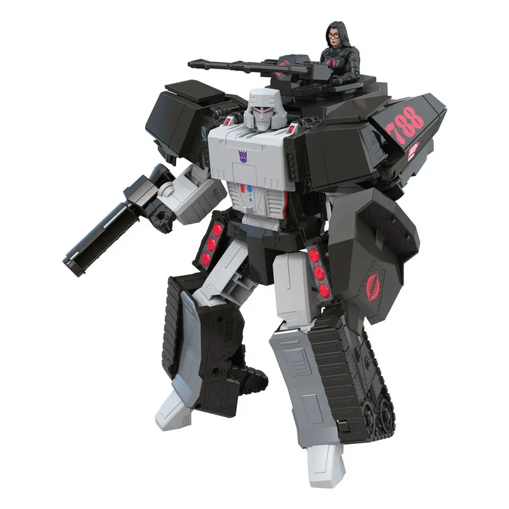 Transformers x G.I. Joe Mash-Up Megatron H.I.S.S. Tank with Cobra Baroness Action Figure 27 cm product photo