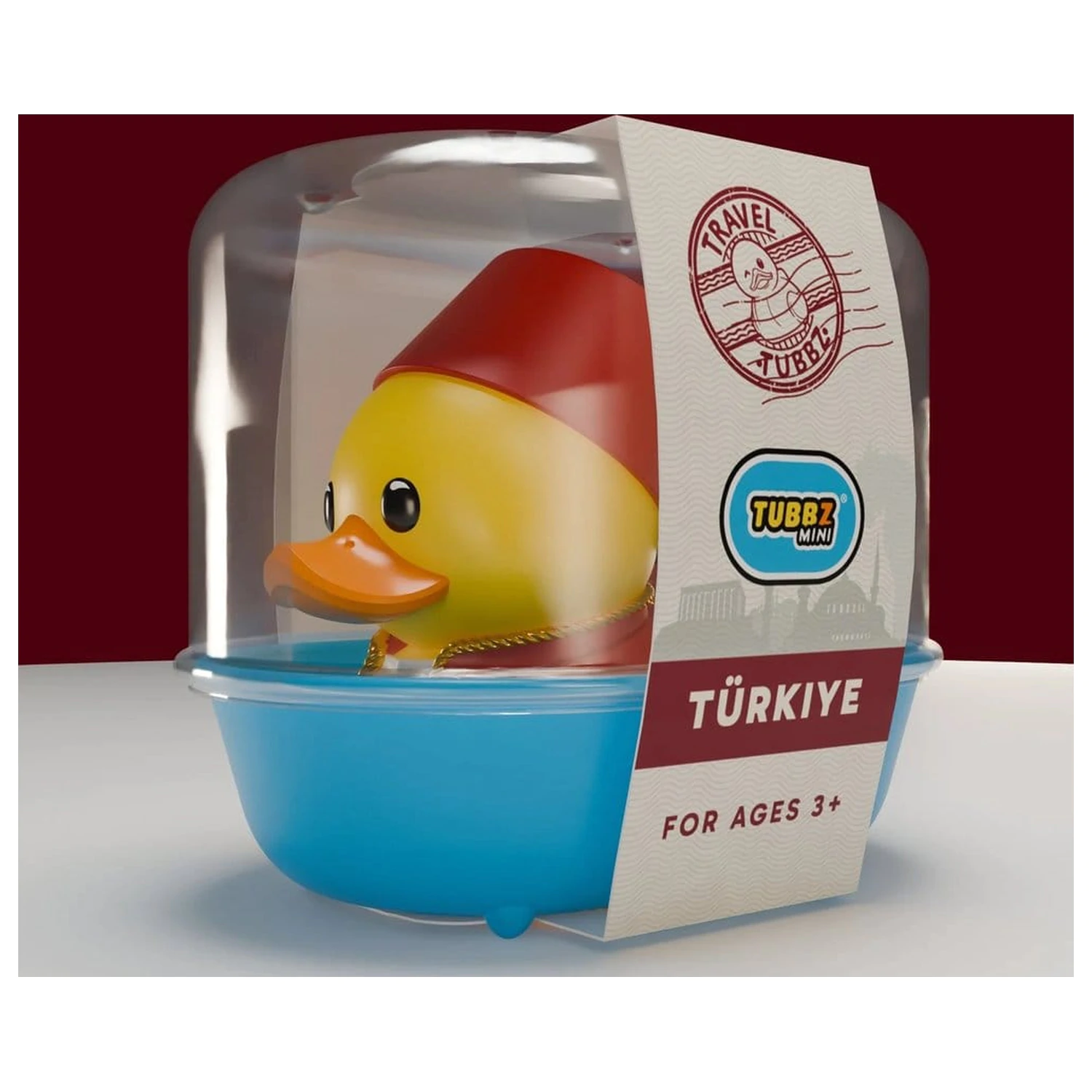Travel Tubbz Mini PVC Figure Turkey 5 cm   product photo