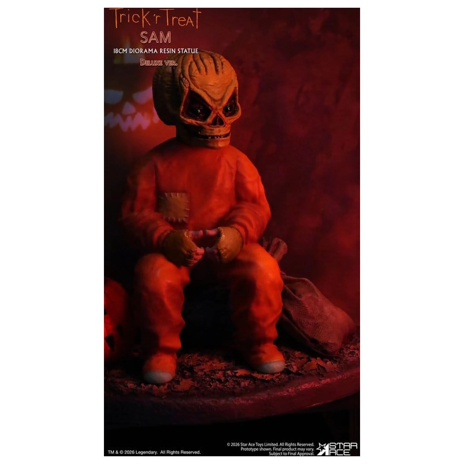 Trick R Treat Diorama Resin Statue Sam DX 18 cm product photo