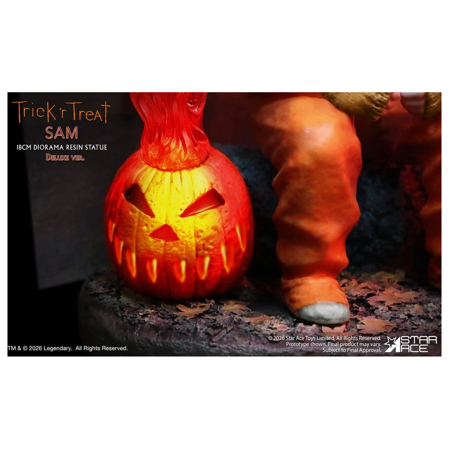 Trick R Treat Diorama Resin Statue Sam DX 18 cm product photo