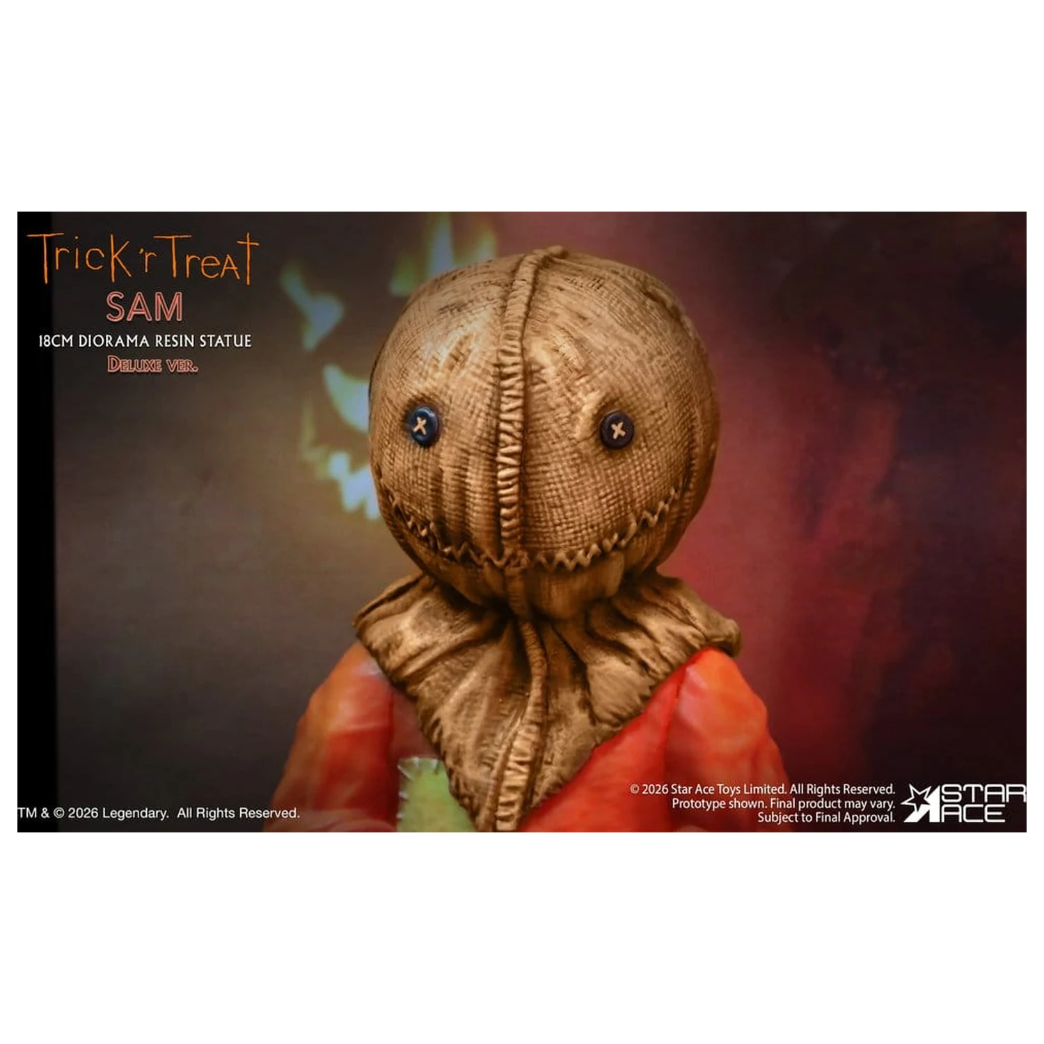 Trick R Treat Diorama Resin Statue Sam DX 18 cm product photo