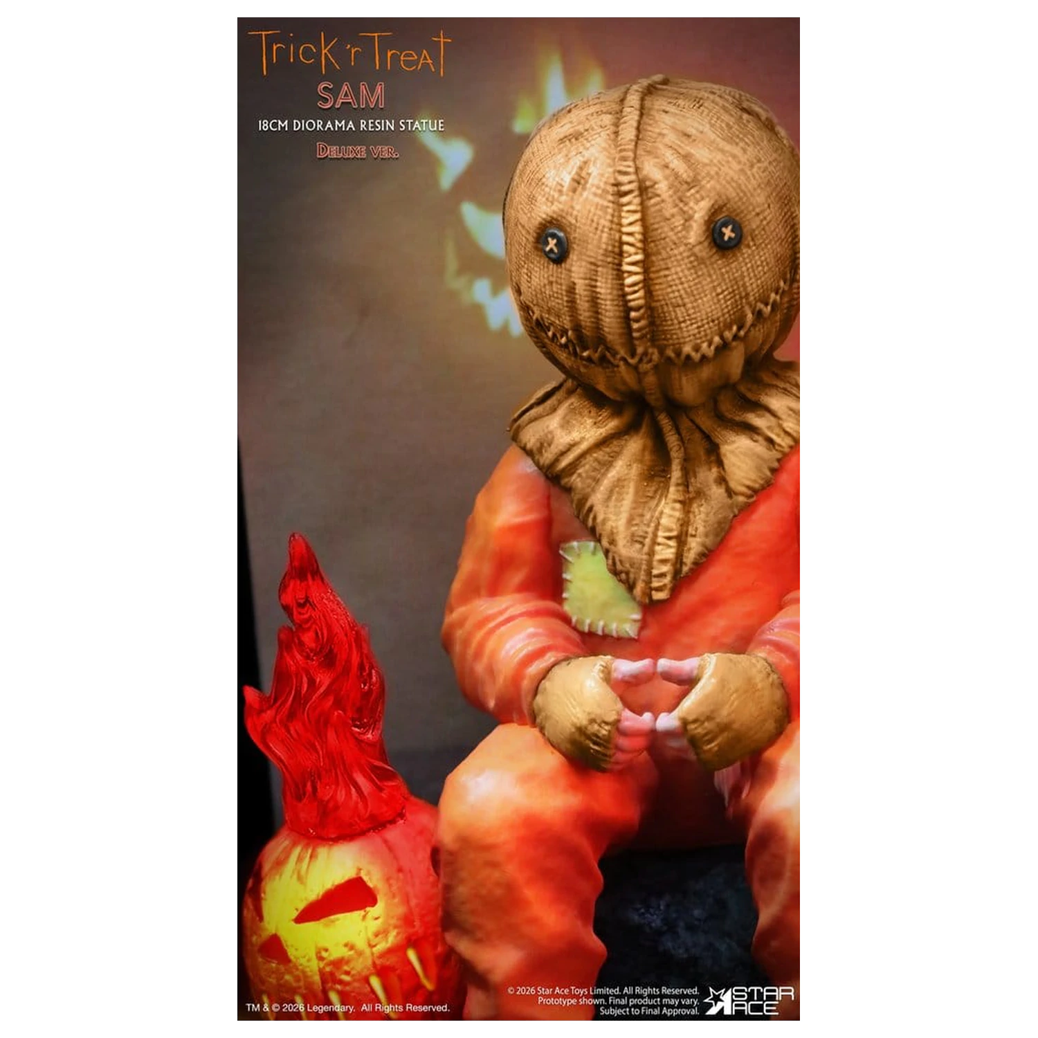 Trick R Treat Diorama Resin Statue Sam DX 18 cm product photo