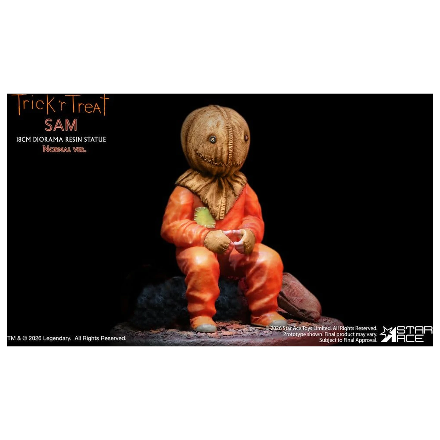 Trick R Treat Diorama Resin Statue Sam NX 18 cm product photo