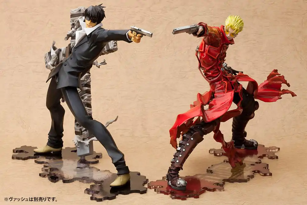 Trigun Badlands Rumble ARTFX J Statue 1/8 Nicholas D. Wolfwood Renewal Package Version 20 cm termékfotó