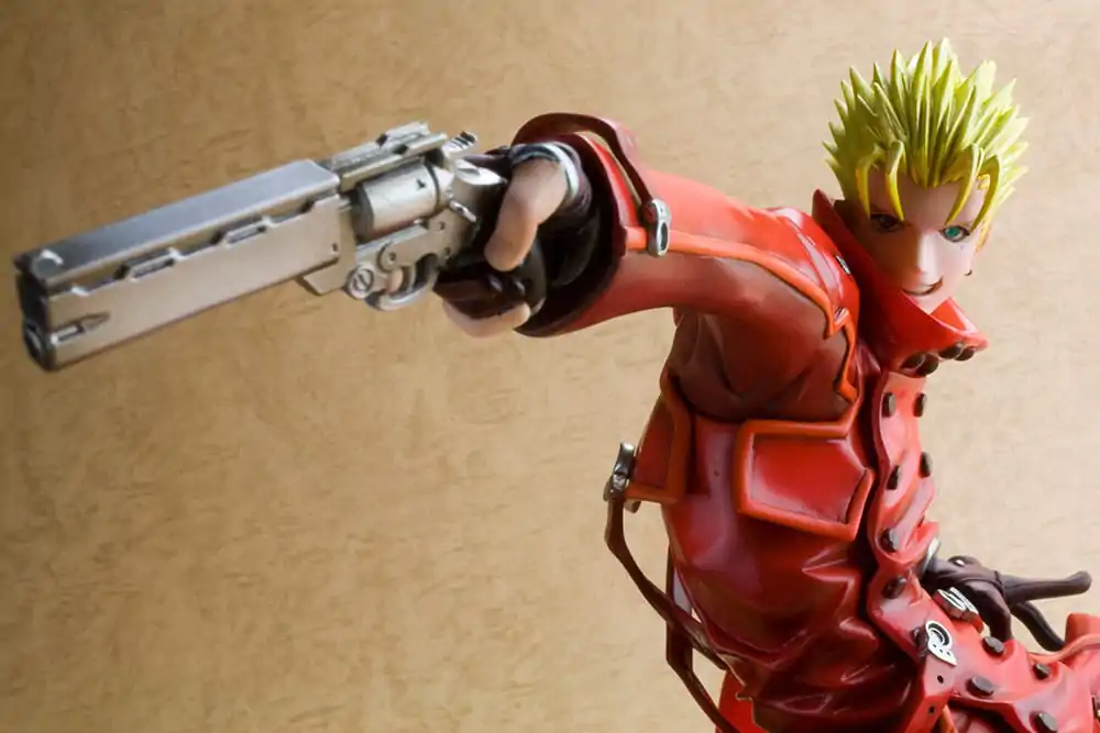 Trigun Badlands Rumble ARTFX J Statue 1/8 Vash The Stampede Renewal Package Version 19 cm termékfotó