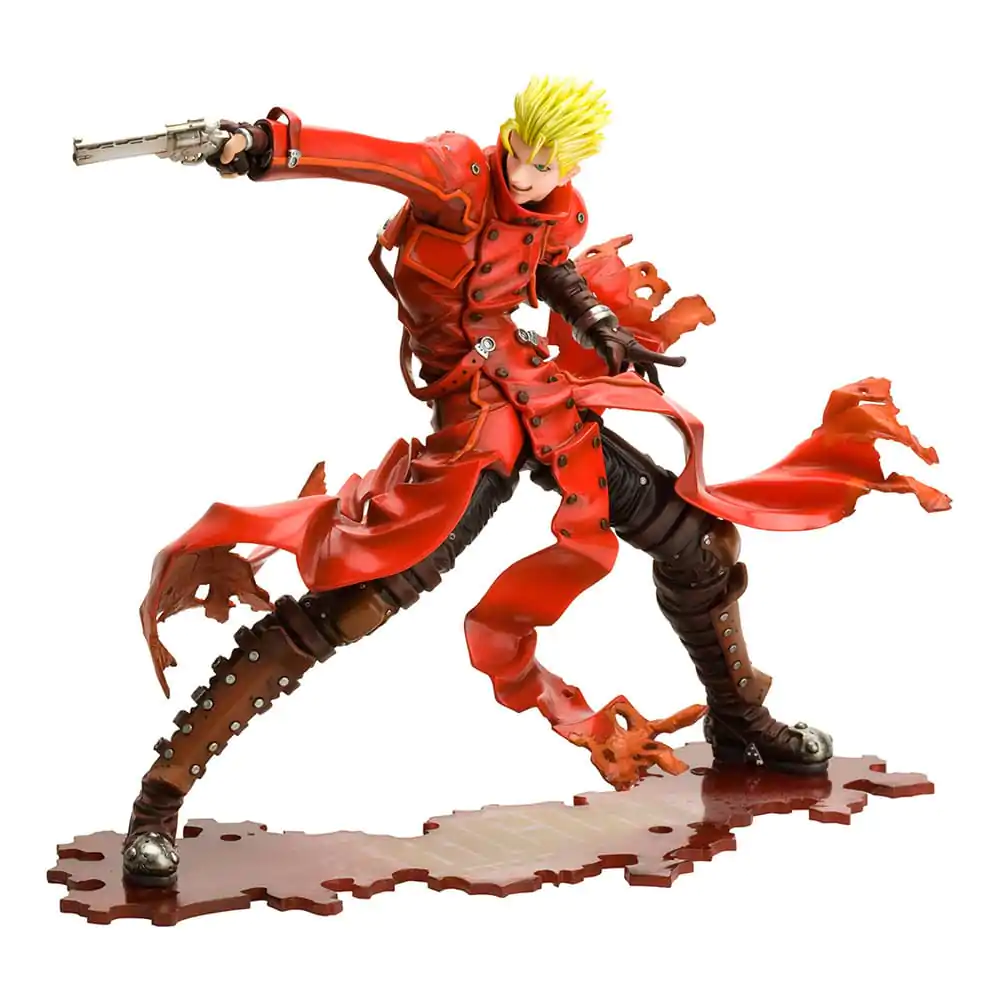 Trigun Badlands Rumble ARTFX J Statue 1/8 Vash The Stampede Renewal Package Version 19 cm termékfotó