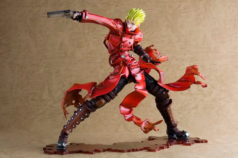 Trigun Badlands Rumble ARTFX J Statue 1/8 Vash The Stampede Renewal Package Version 19 cm termékfotó