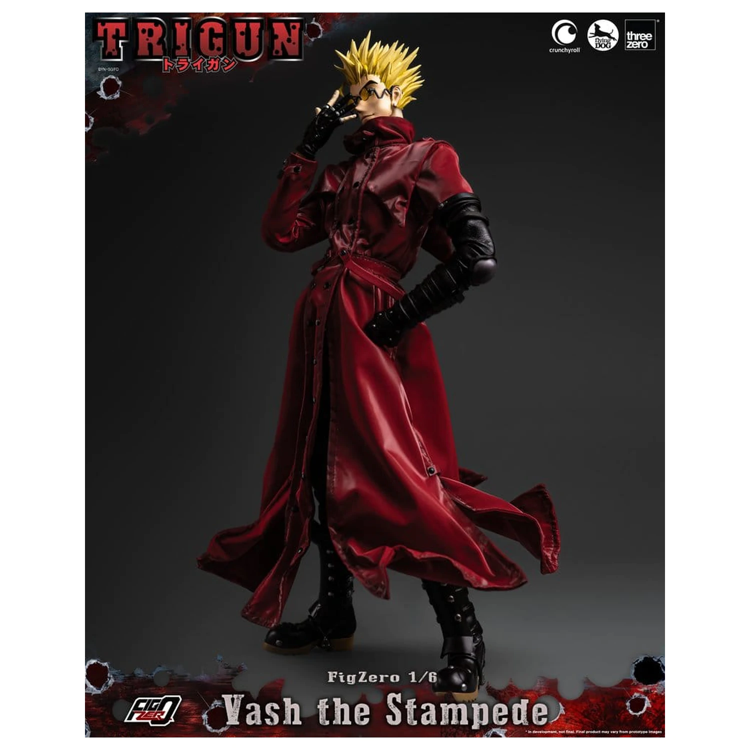 Trigun FigZero Action Figure 1/6 Vash the Stampede 31 cm product photo