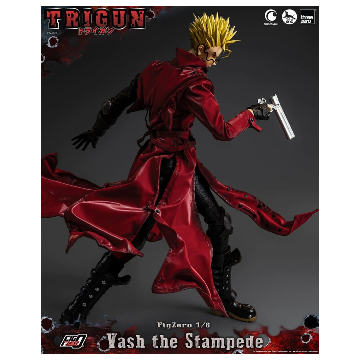 Trigun FigZero Action Figure 1/6 Vash the Stampede 31 cm product photo
