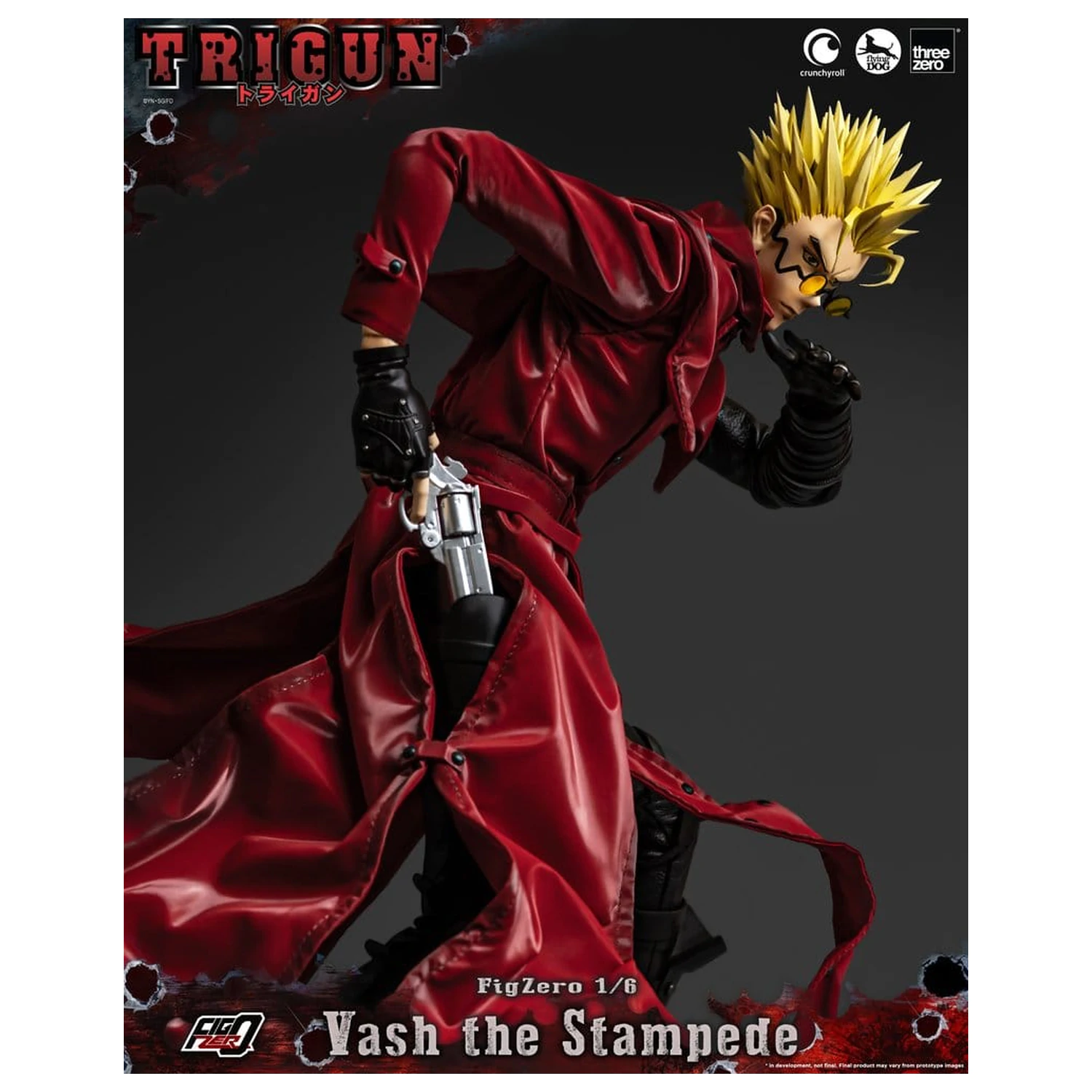 Trigun FigZero Action Figure 1/6 Vash the Stampede 31 cm product photo
