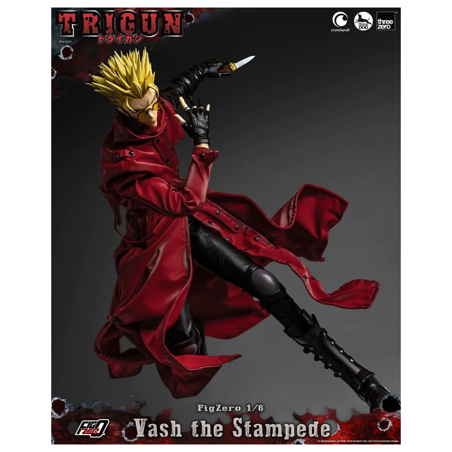 Trigun FigZero Action Figure 1/6 Vash the Stampede 31 cm product photo