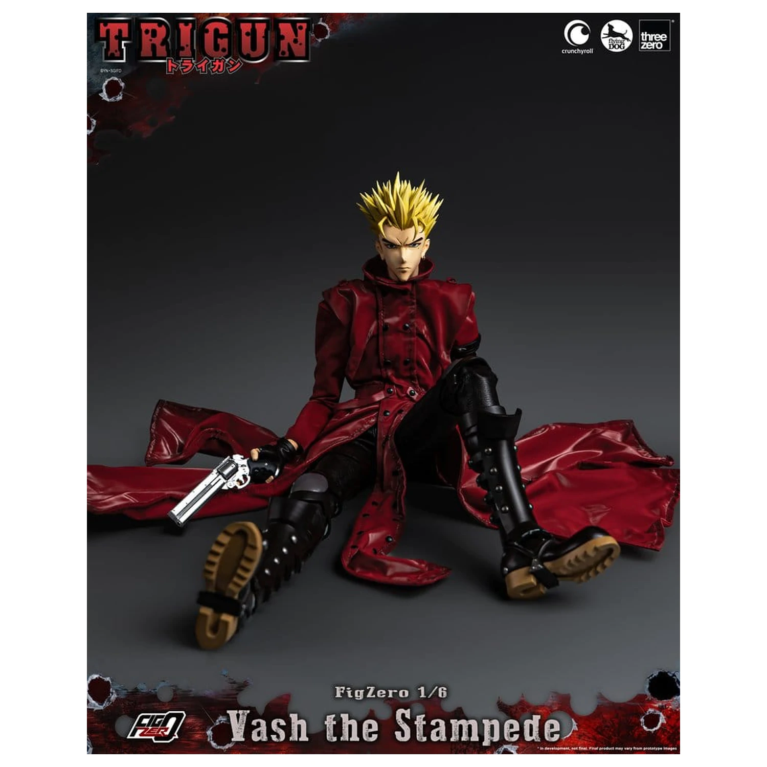 Trigun FigZero Action Figure 1/6 Vash the Stampede 31 cm product photo