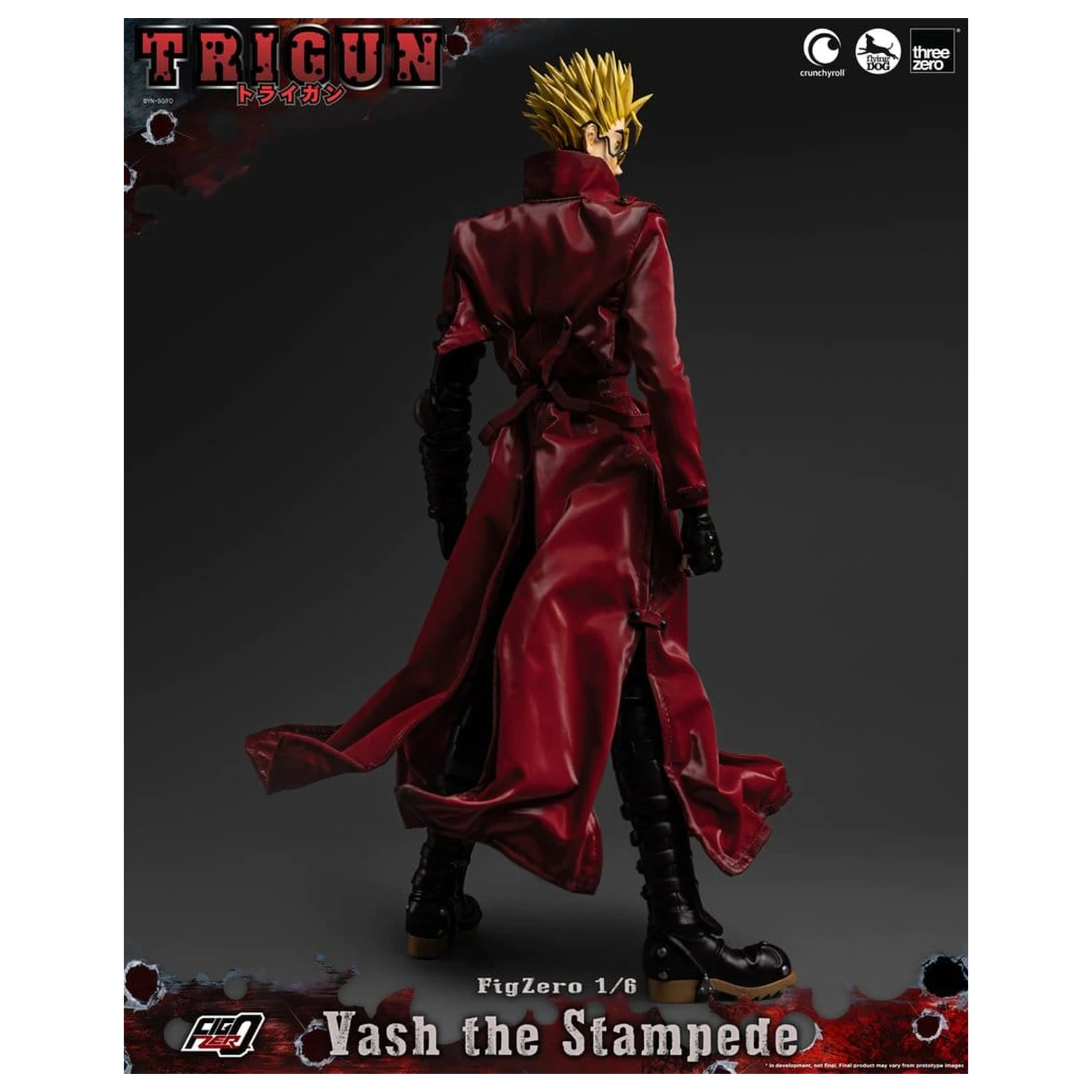 Trigun FigZero Action Figure 1/6 Vash the Stampede 31 cm product photo