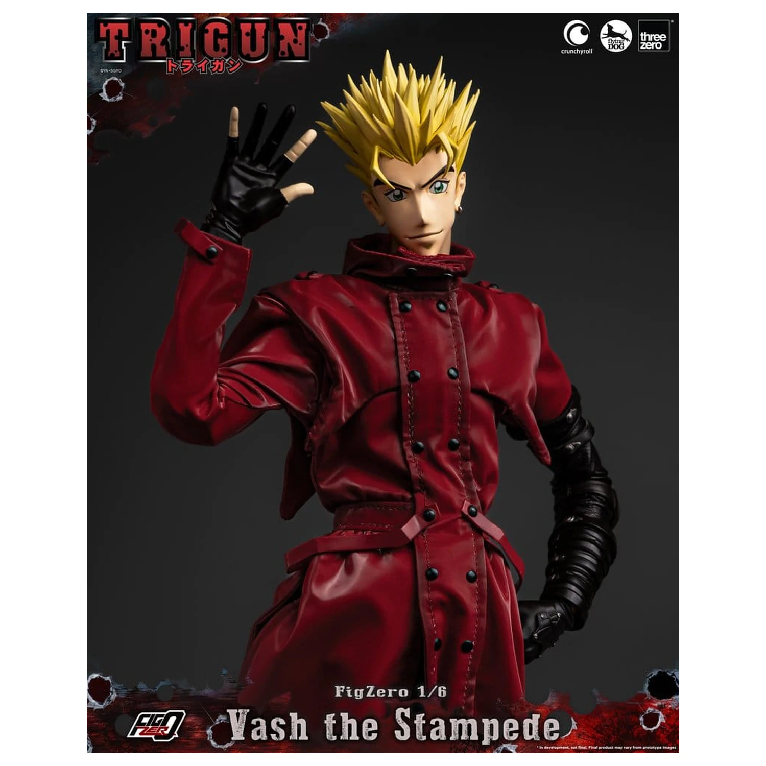 Trigun FigZero Action Figure 1/6 Vash the Stampede 31 cm product photo