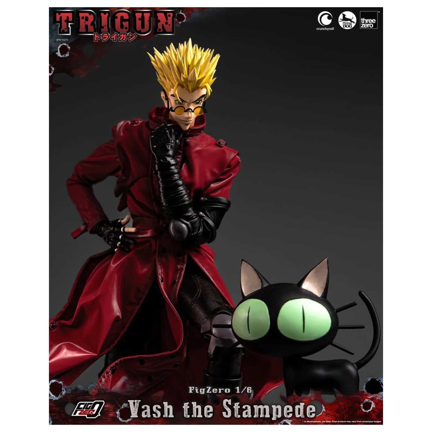 Trigun FigZero Action Figure 1/6 Vash the Stampede 31 cm product photo