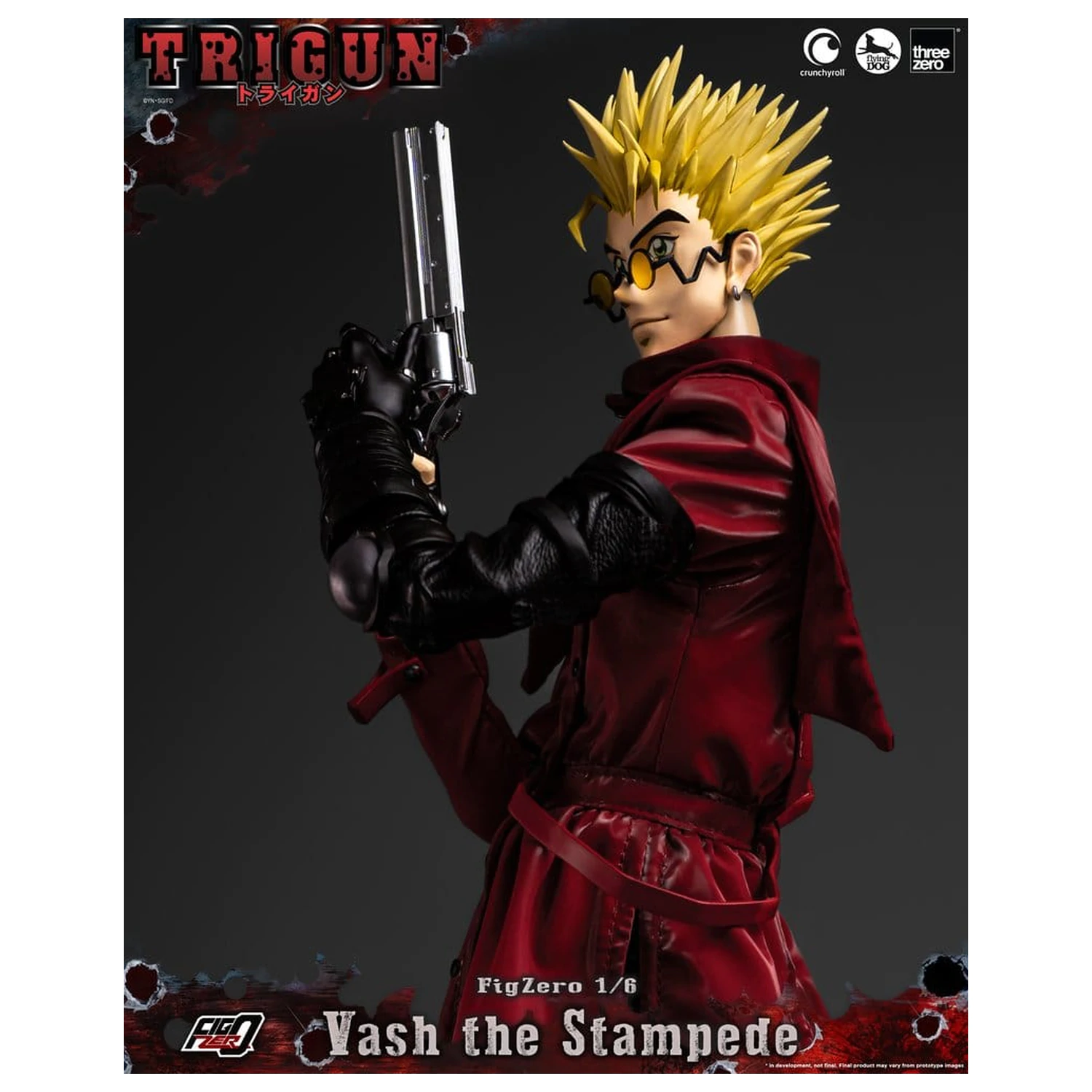 Trigun FigZero Action Figure 1/6 Vash the Stampede 31 cm product photo