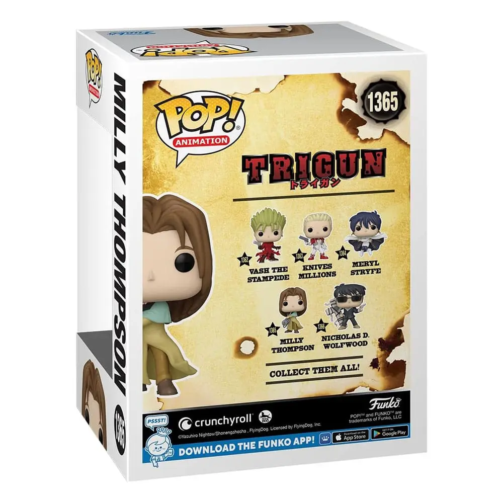 Trigun POP! Television Vinyl Figure Milly Thompson 9 cm termékfotó