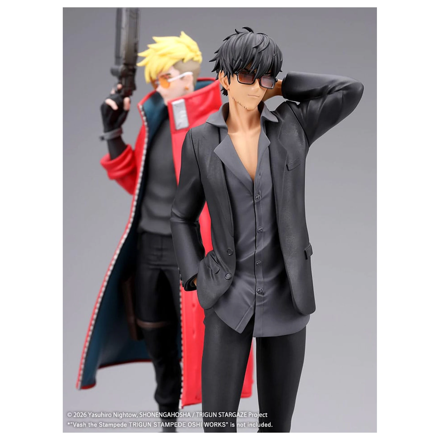 Trigun Stampede Oshi Works Statue 1/8 Nicholas D. Wolfwood 22 cm   product photo