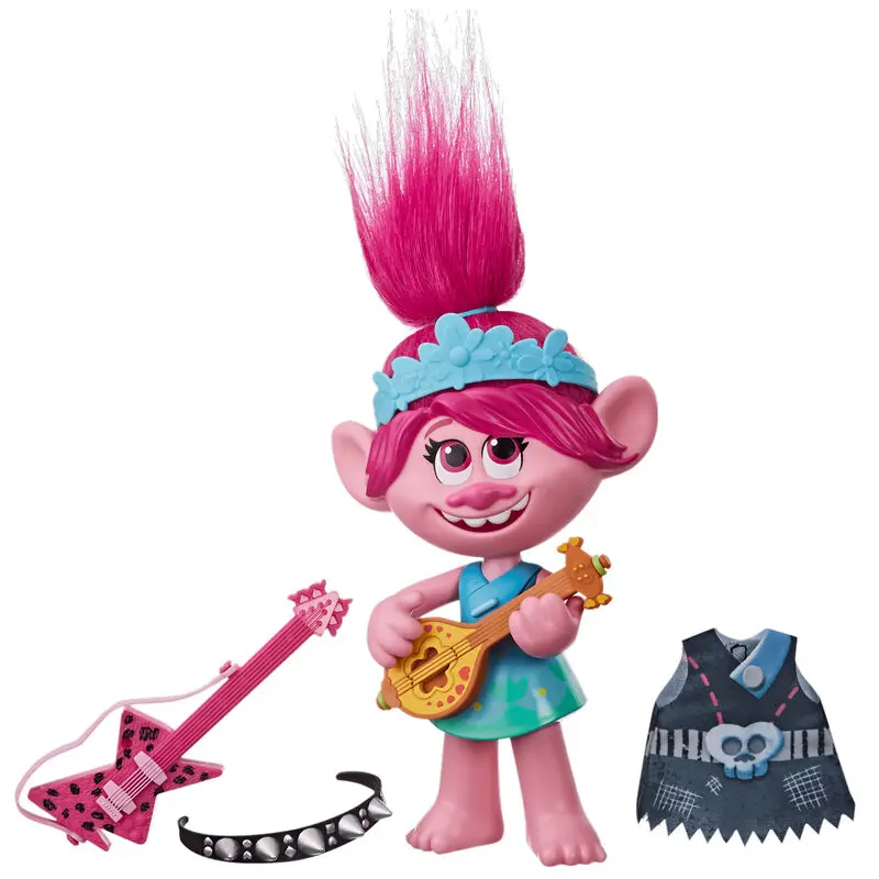 Trolls World Tour Poppy Rock doll product photo