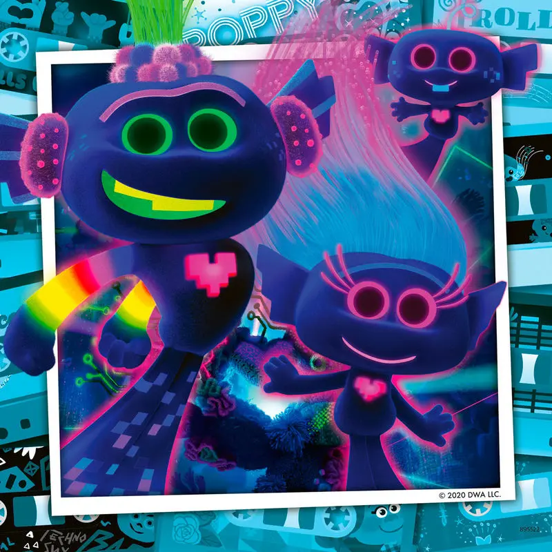 Trolls 2 puzzle 3x49pcs product photo