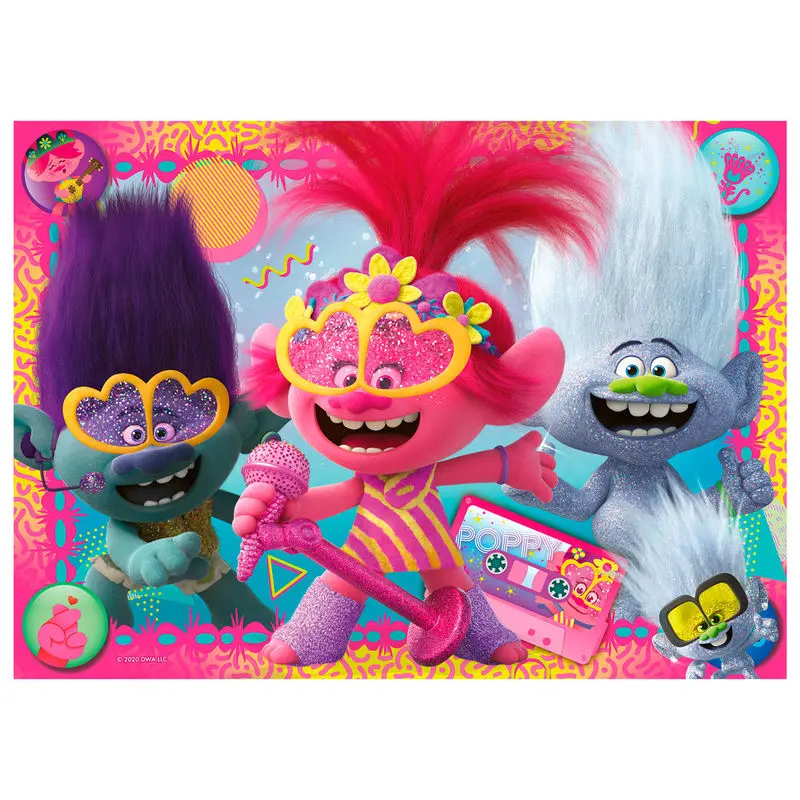 Trolls 2 puzzle 4x100pcs product photo