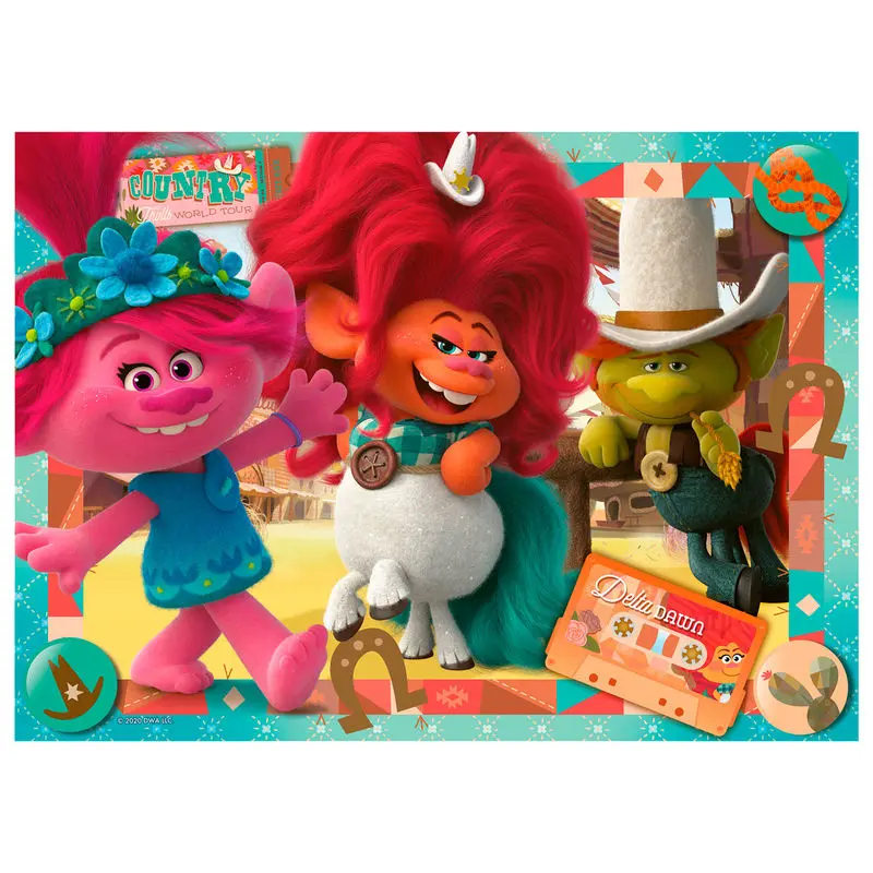 Trolls 2 puzzle 4x100pcs product photo