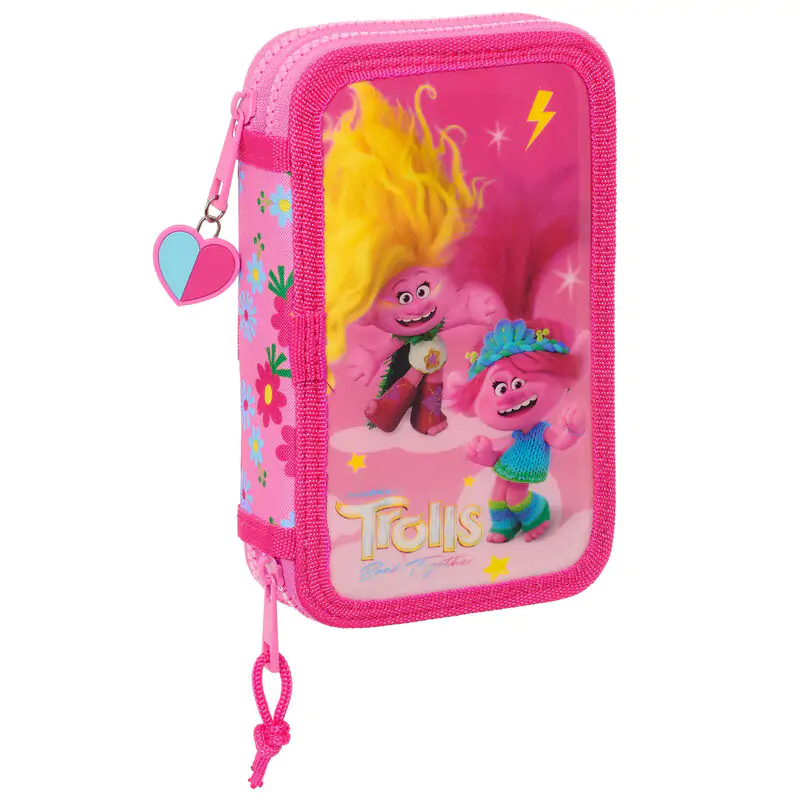 Trolls 3 double pencil case 28pcs product photo