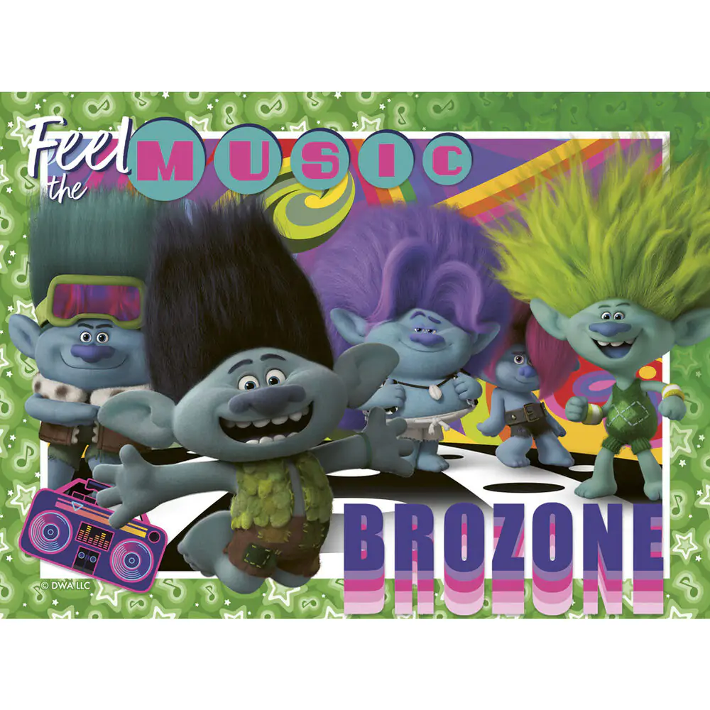 Trolls 3 puzzle 12-16-20-24pcs product photo