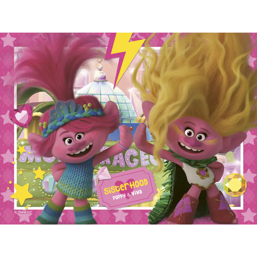 Trolls 3 puzzle 12-16-20-24pcs product photo