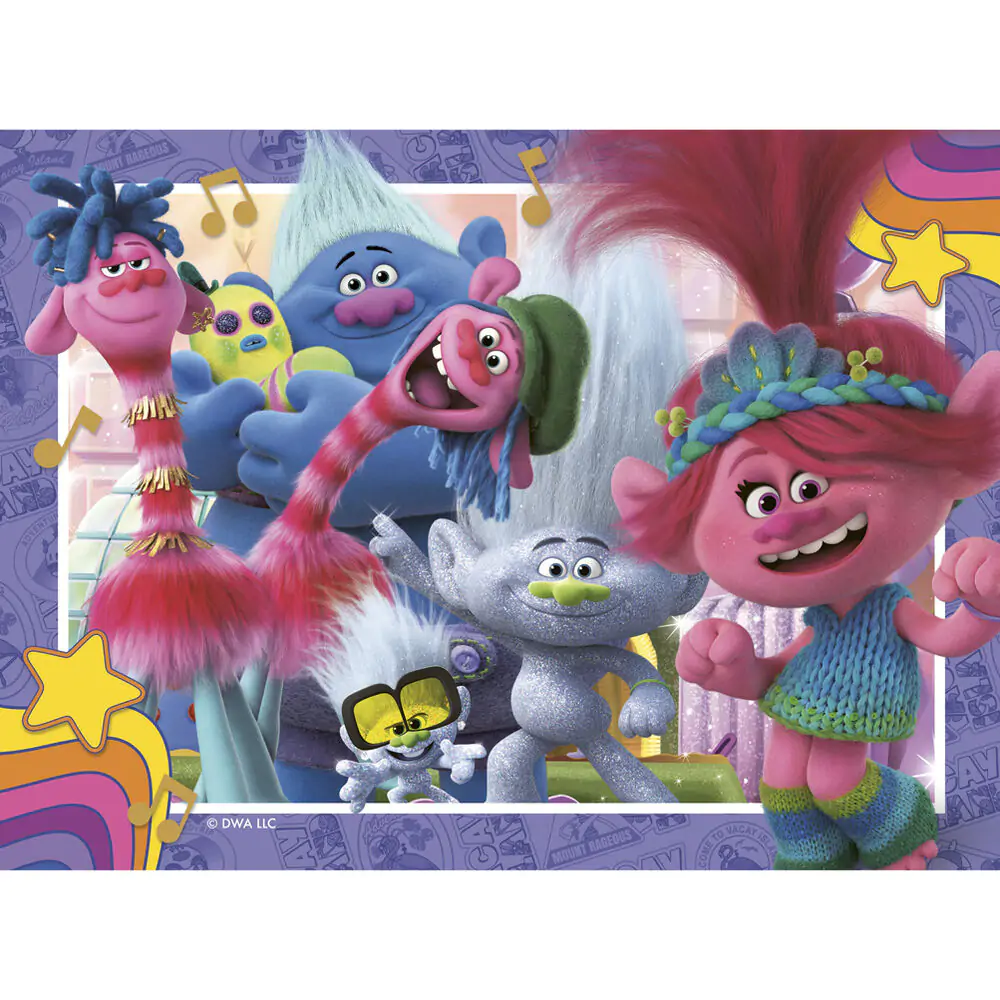 Trolls 3 puzzle 12-16-20-24pcs product photo