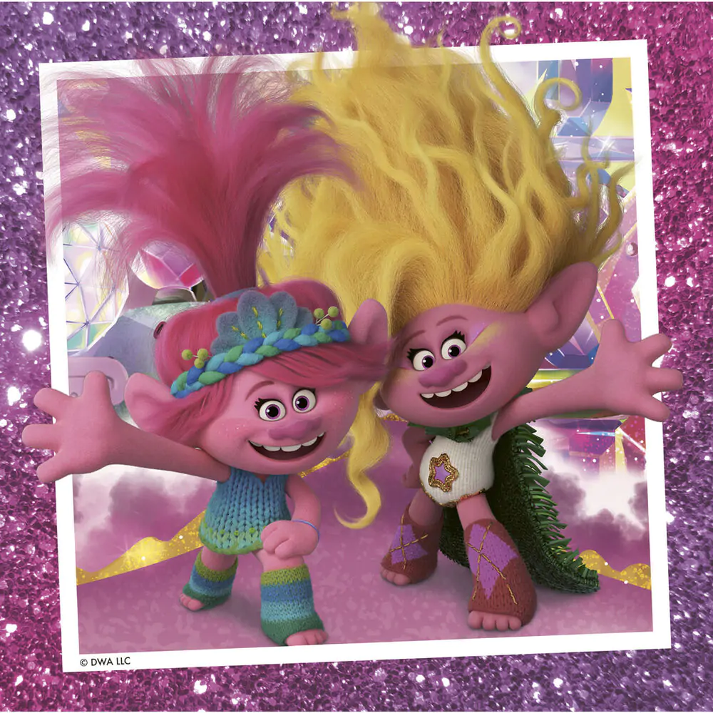 Trolls 3 puzzle 3x49pcs product photo