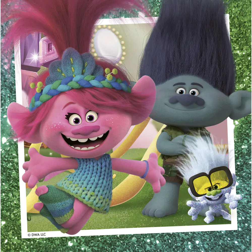 Trolls 3 puzzle 3x49pcs product photo