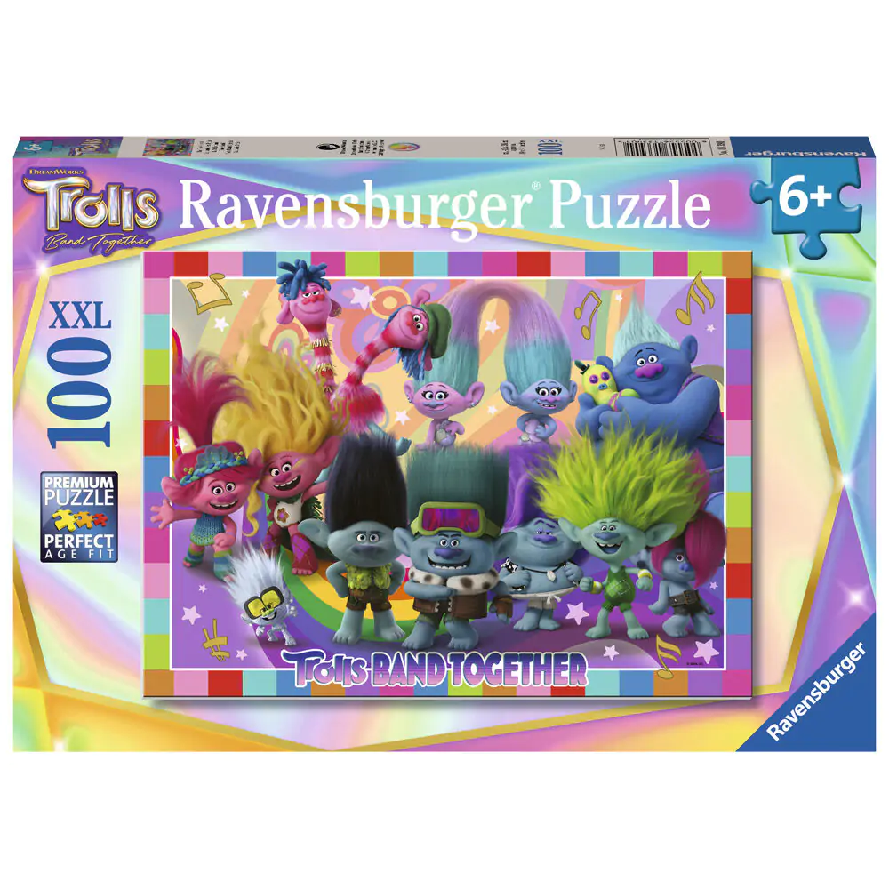 Trolls 3 XXL puzzle 100pcs product photo