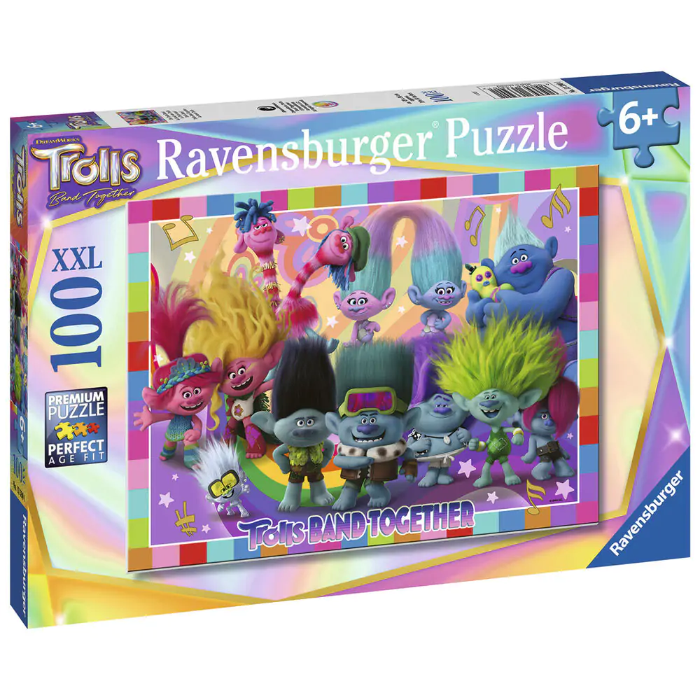 Trolls 3 XXL puzzle 100pcs product photo