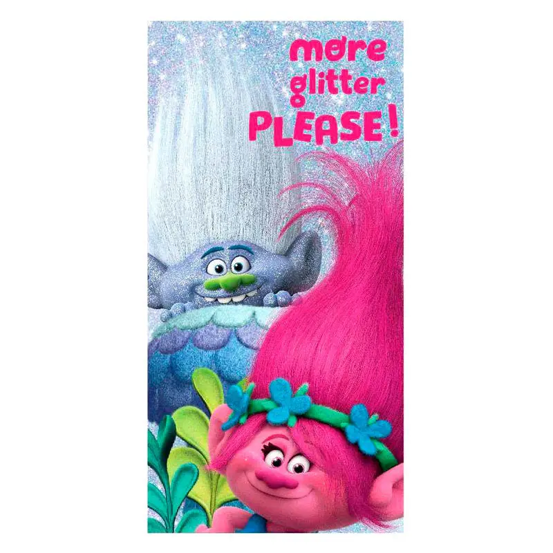 Trolls microfiber beach towel product photo