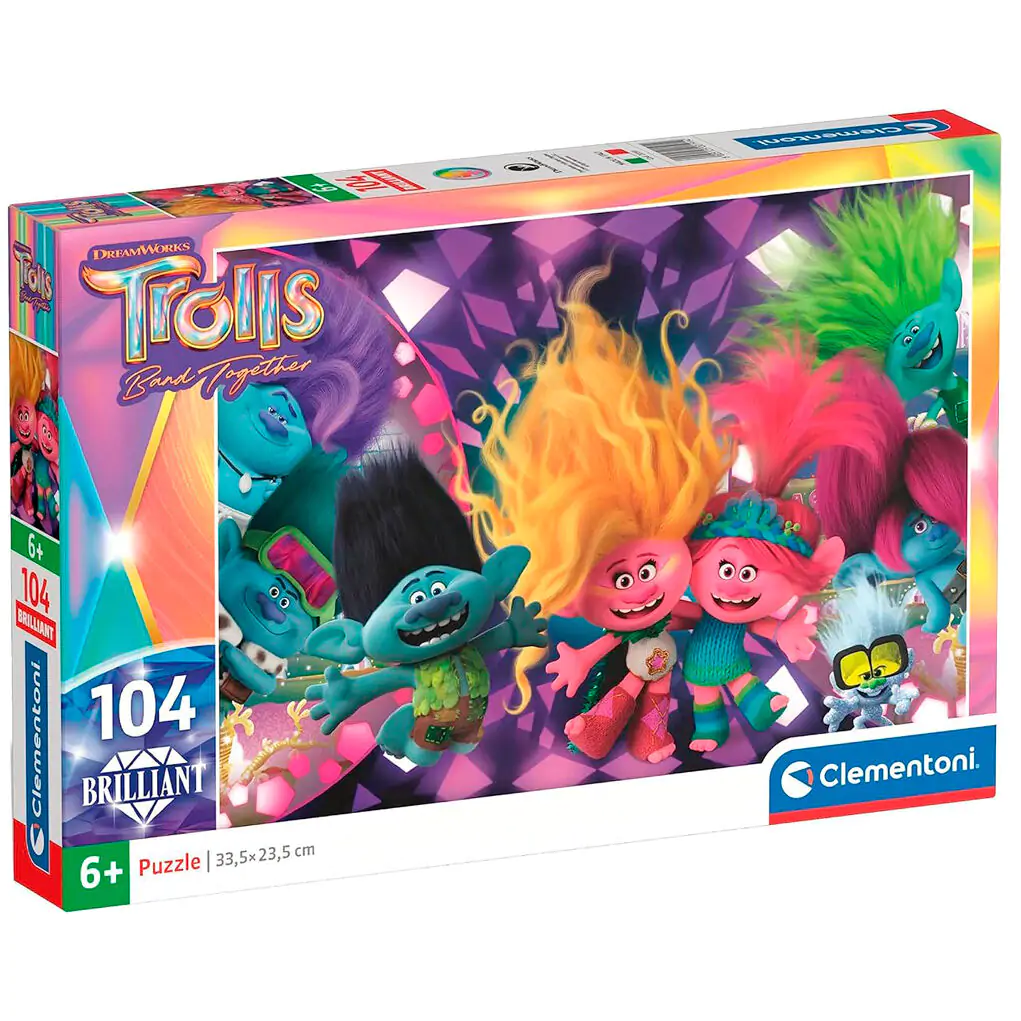 Trolls puzzle 104pcs product photo