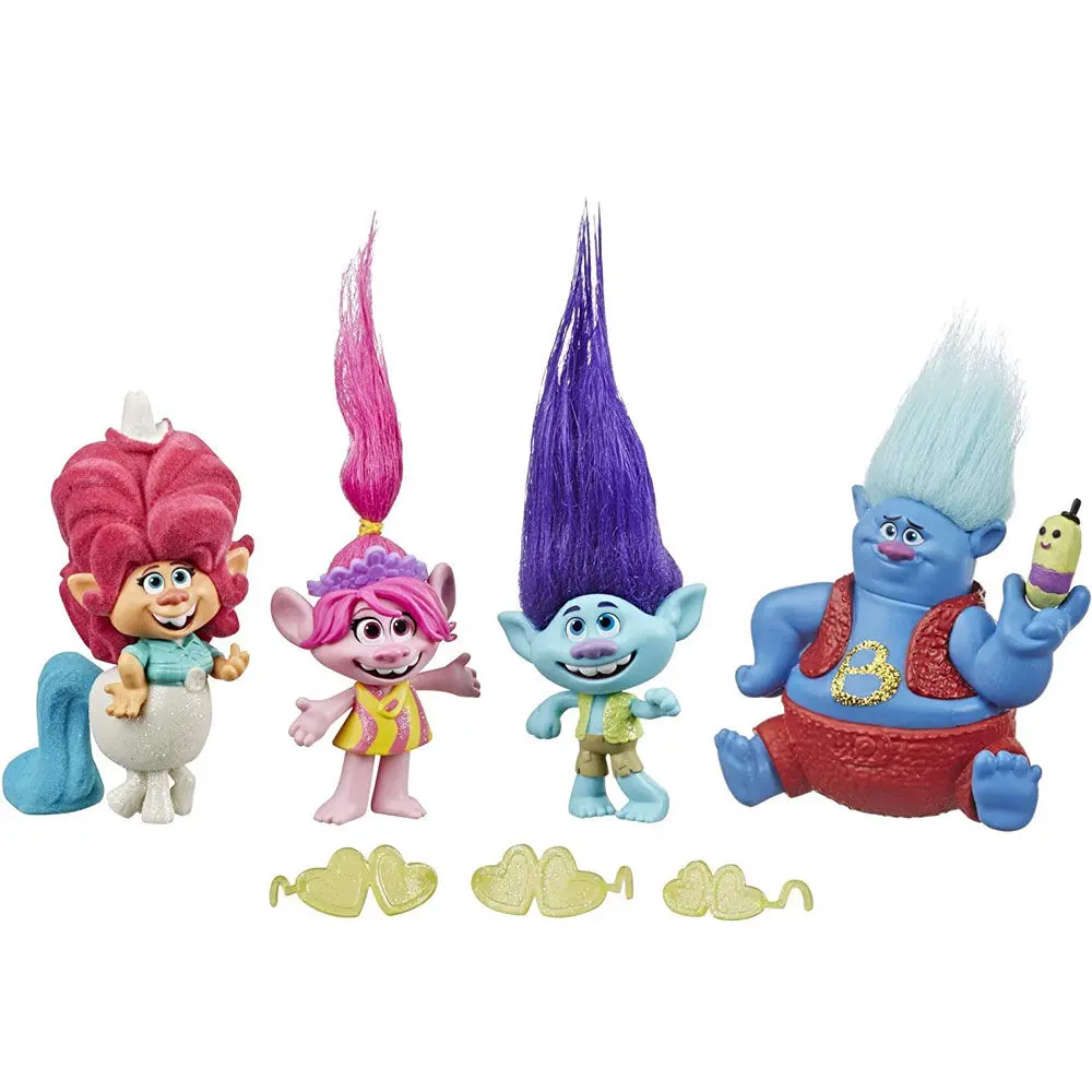 Trolls World Tour 4-pk figures product photo