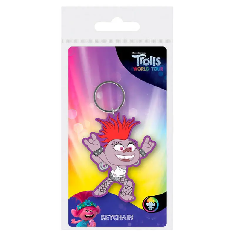 Trolls World Tour Barb rubber keychain product photo