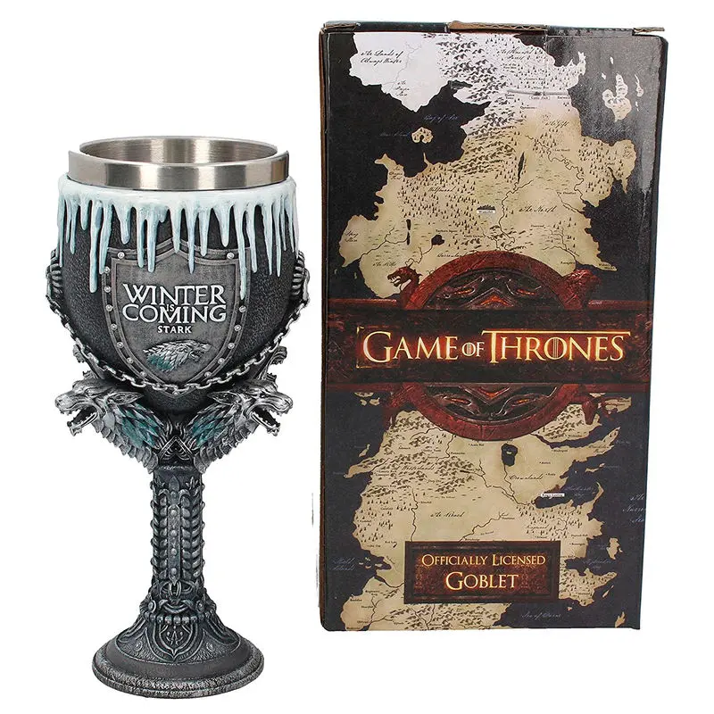 Game of Thrones House Stark goblet product photo