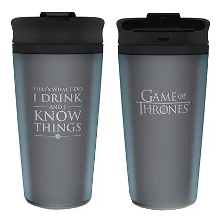 Game of Thrones  I Drink And I Know Things travel mug termékfotó