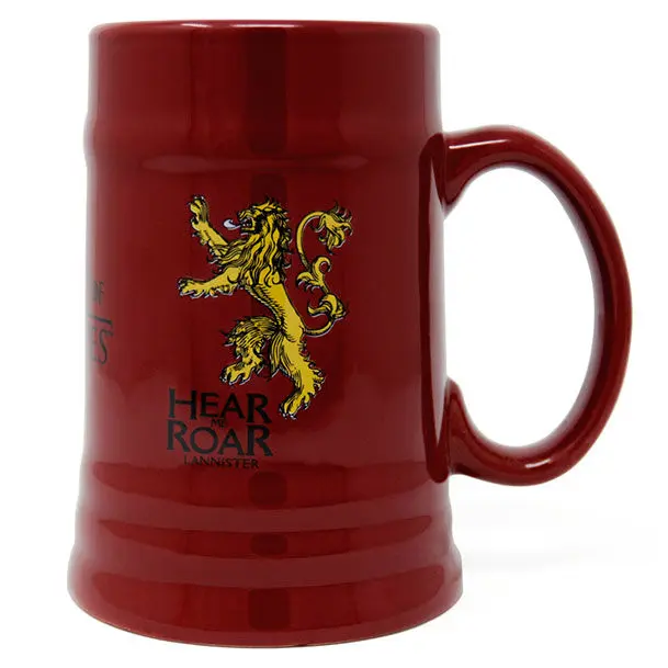 Game of Thrones Lannister ceramic stein product photo